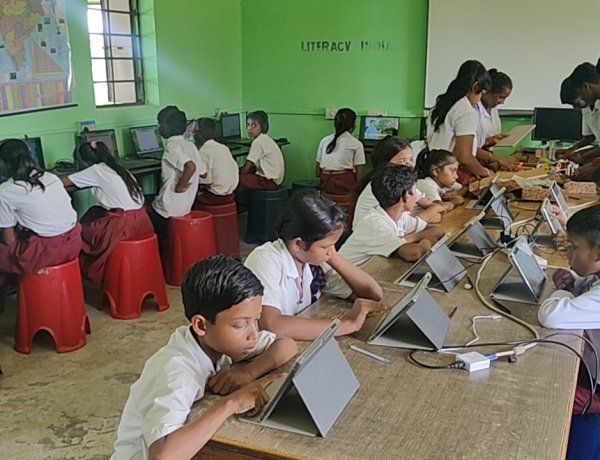लिट्रेसी इंडिया और सरस्वती शिशु विद्या मंदिर मिलकर जनजातीय समुदायों के जीवन में कर रहा बदलाव