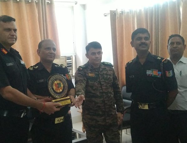 6 बिहार बटालियन एनसीसी एडम अधिकारी को दी गई विदाई, नये एडम अधिकारी ने किया पदभार ग्रहण