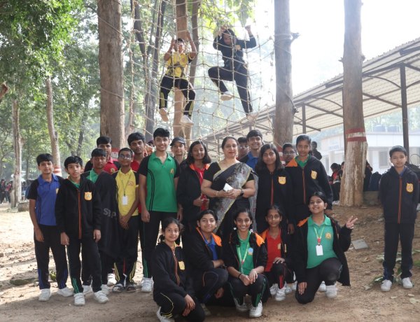 सरला बिरला पब्लिक स्कूल में एडवेंचर कैंप
