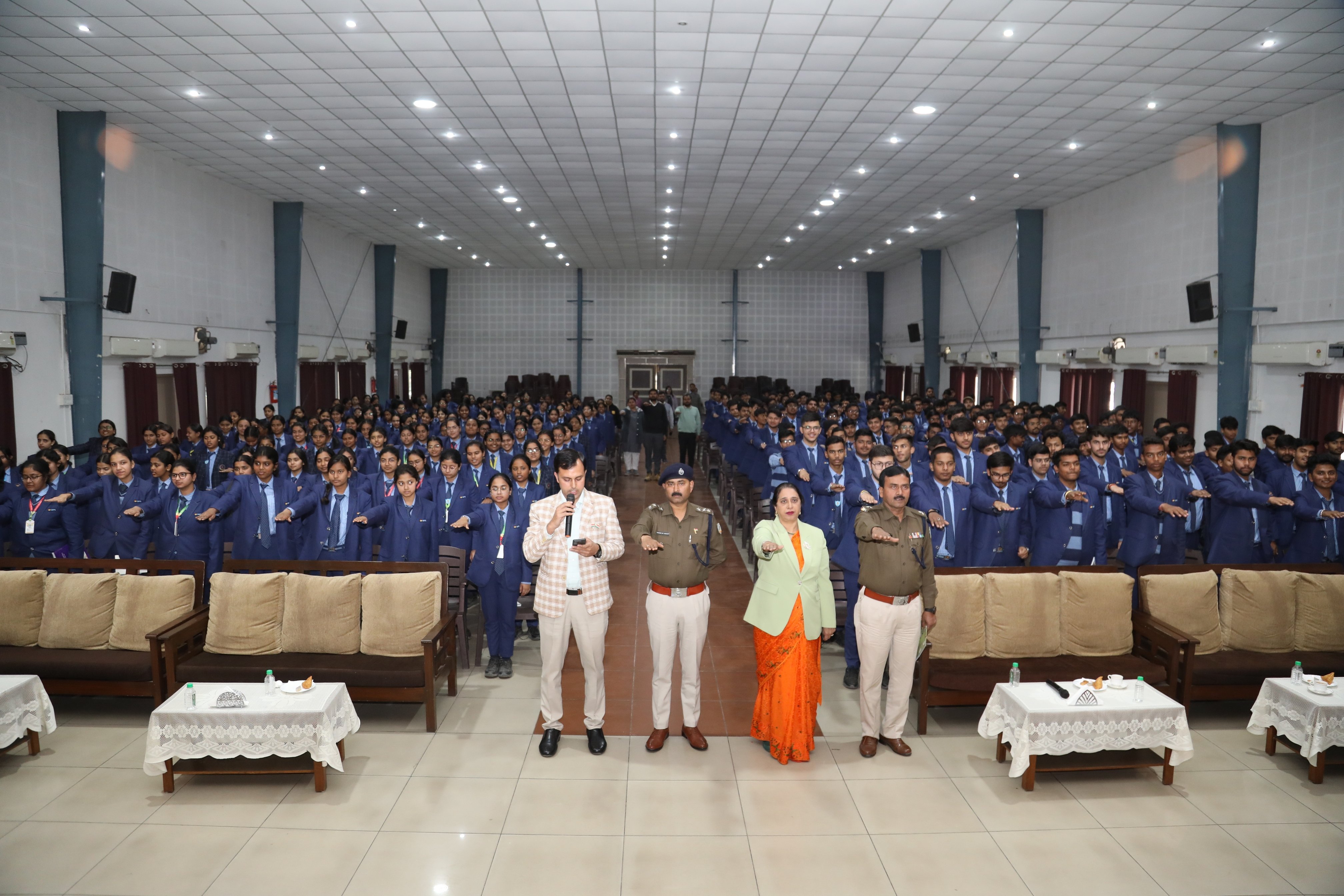 सरला बिरला पब्लिक स्कूल रांची में यातायात सुरक्षा कार्यशाला