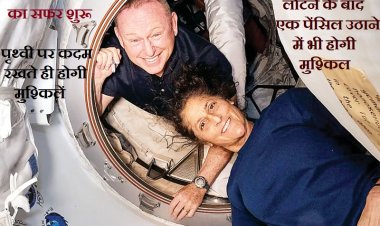 सुनीता विलियम्स 19 मार्च को पृथ्वी पर वापसी का सफर शुरू करेंगी, मुश्किलों से हो सकता है सामना