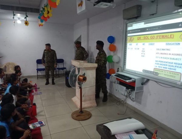 एटीसी कैंप में एनसीसी कैडेटों को दी गई सेना भर्ती की जानकारी