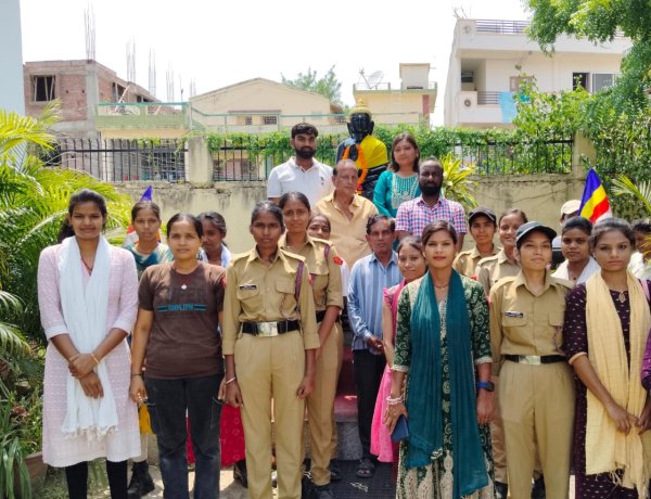 जीबीएम कॉलेज में गौतम बुद्ध के मानवतावादी सिद्धांतों पर प्रकाश डालकर की गयी पूजा-अर्चना