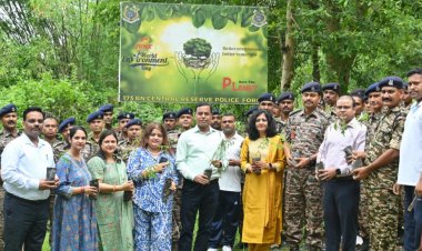 175 बटालियन सीआरपीएफ ने किया पौधारोपण, पर्यावरण संरक्षण केवल एक दिन का दायित्व नहीं बल्कि एक सतत् प्रक्रिया