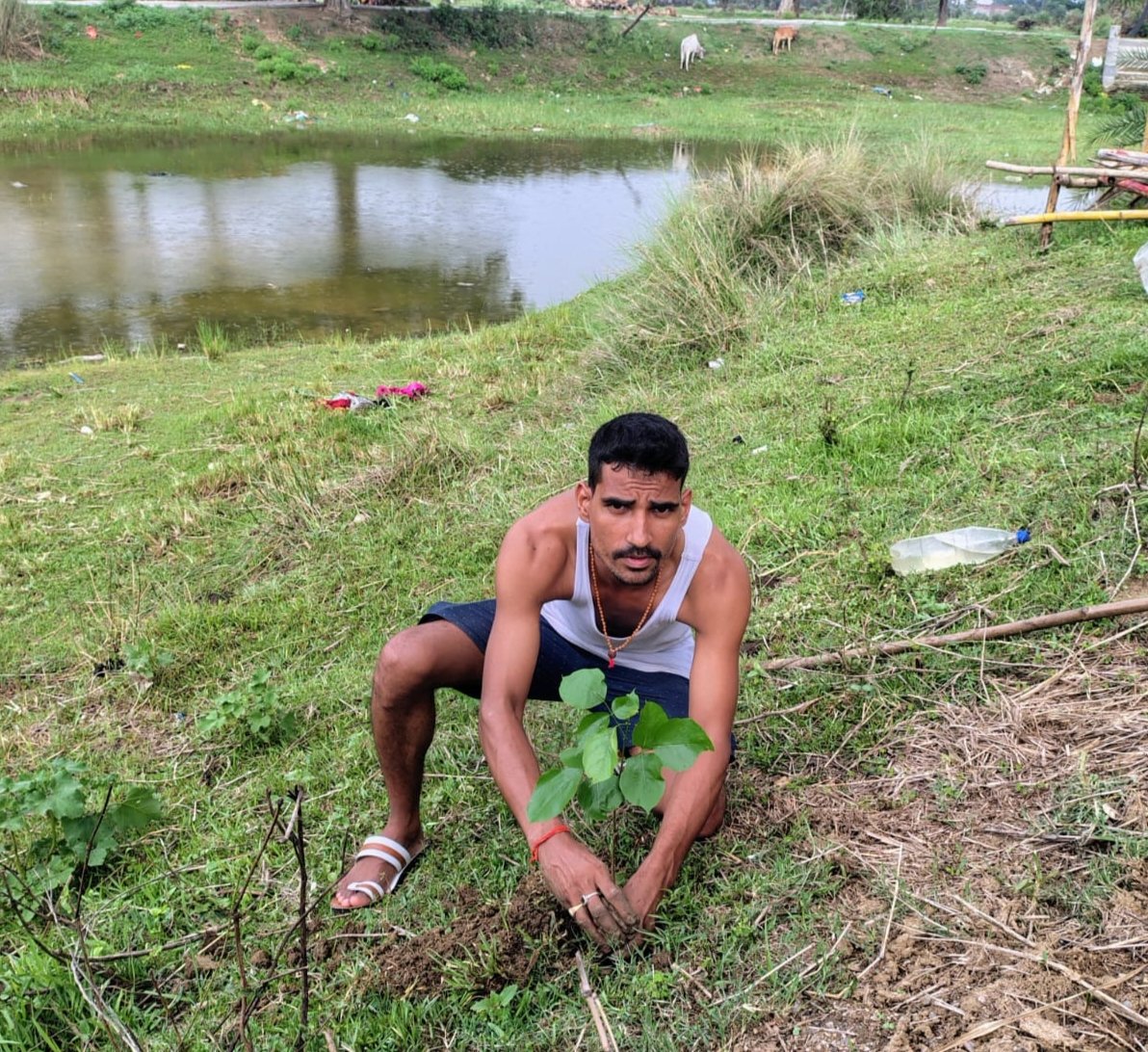 अंतरराष्ट्रीय योग दिवस पर ʼʼएक आदमी एक पेड़ लगाओʼʼका कार्यक्रम का आयोजन