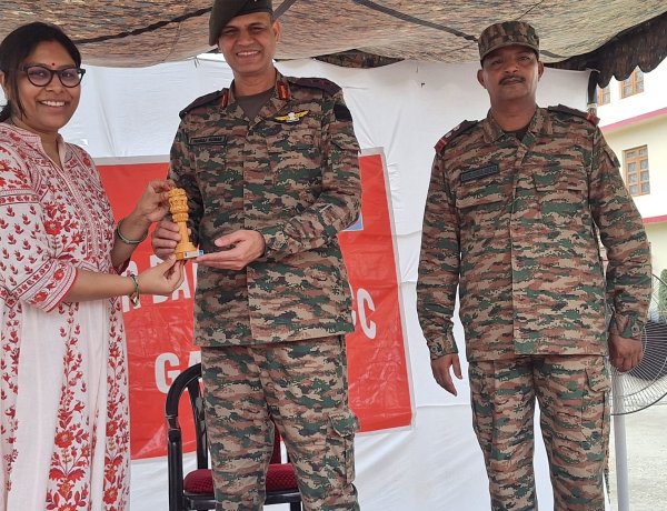 एनसीसी प्रशिक्षण शिविर में निःशुल्क मेडिकल कैंप का आयोजन, डॉ. मानसी राजपूत हुईं सम्मानित