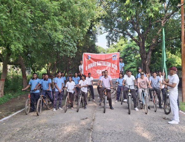फिट इंडिया साइकिल ड्राइव का आयोजन, 54 एनसीसी कैडेट्स ने लिया उत्साहपूर्वक भाग