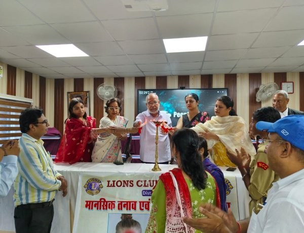 जीबीएम कॉलेज में लॉयन्स क्लब, एनएसएस इकाई एवं एनसीसी इकाइयों के संयुक्त तत्वावधान में मानसिक स्वास्थ्य पर संगोष्ठी का आयोजन, संगोष्ठी में डॉ विजय कुमार करण, डॉ दीपशिखा काव्या एवं डॉ श्वेता ने मानसिक तनाव के कारण और निवारण पर रखे विचार