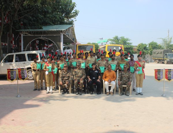 छह बिहार बटालियन ने किया पौधरोपण