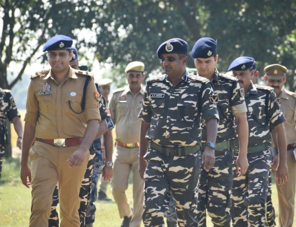 भारत-नेपाल सीमा पर समन्वय बैठक एवं संयुक्त गश्त का आयोजन