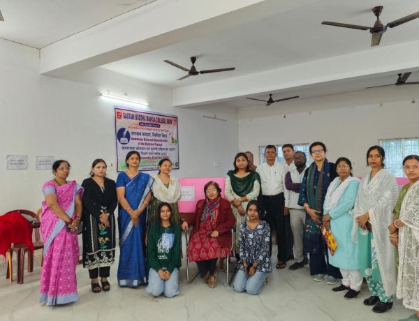 जीबीएम कॉलेज में आयोजित मतदान में स्टूडेंट वोटरों ने बढ़चढ़कर लिया भाग, मतदान केन्द्र में निर्मित दो पिंक बूथों पर कुल 586 वोट पड़े, कल सावित्री महाजन सभागार में पूर्वाह्न 11.30 बजे से मतों की होगी गणना