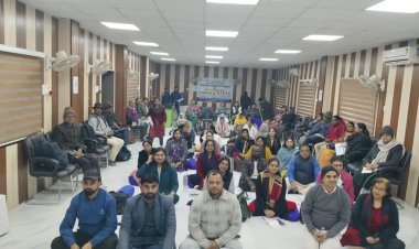 जीबीएम कॉलेज में "यूनिवर्सल ह्यूमन वैल्यूज" पर तीन दिवसीय फैकल्टी डेवलपमेंट प्रोग्राम का हुआ शुभारंभ, बिहार के विभिन्न कॉलेजों के फैकल्टीज उठा रहे ह़ै कार्यशाला का लाभ