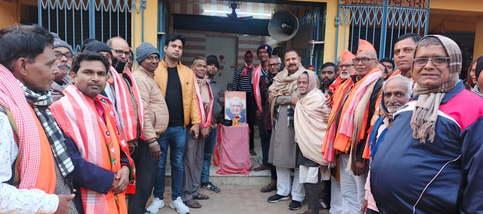 मानपुर पटवा टोली में स्वर्गीय अटल बिहारी वाजपेयी की 101वीं जयंती पर सुशासन दिवस का किया आयोजन आयोजन