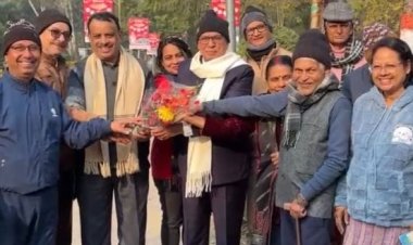 'संगम' ने शिक्षाविद के.सी. मेहरोत्रा का 87 वां जन्मदिन धूम धाम से मनाया 