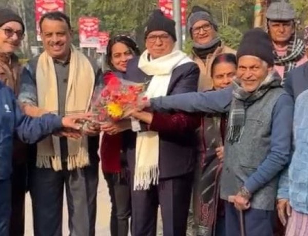 'संगम' ने शिक्षाविद के.सी. मेहरोत्रा का 87 वां जन्मदिन धूम धाम से मनाया 