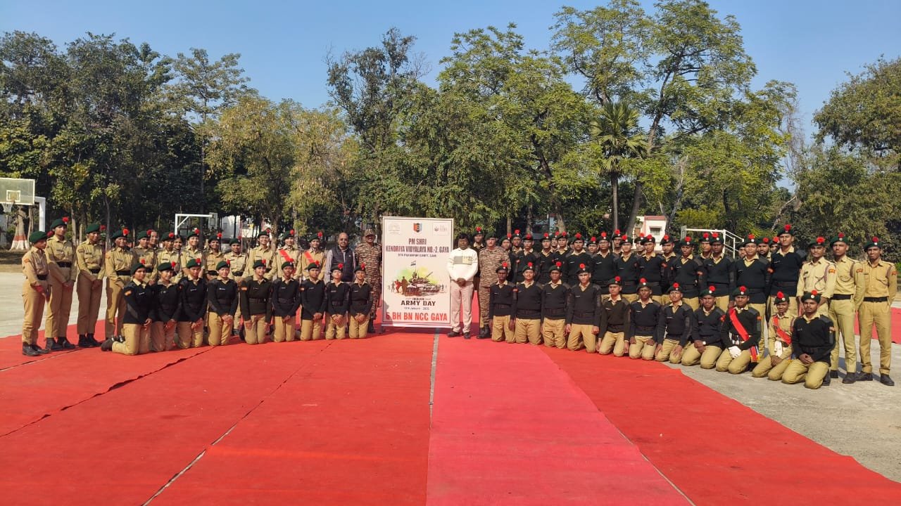 केंद्रीय विद्यालय क्रमांक–2, गया में इंडियन आर्मी डे धूमधाम से मनाया गया