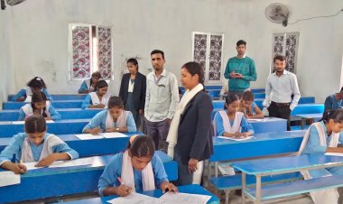 ग्रामीण प्रतिभा खोज प्रतियोगिता परीक्षा का हुआ आयोजन,छात्रों में दिखा उत्साह, परीक्षा में टॉप टेन में जगह बनाने वाले विधार्थियों को किया जायेगा सम्मानित