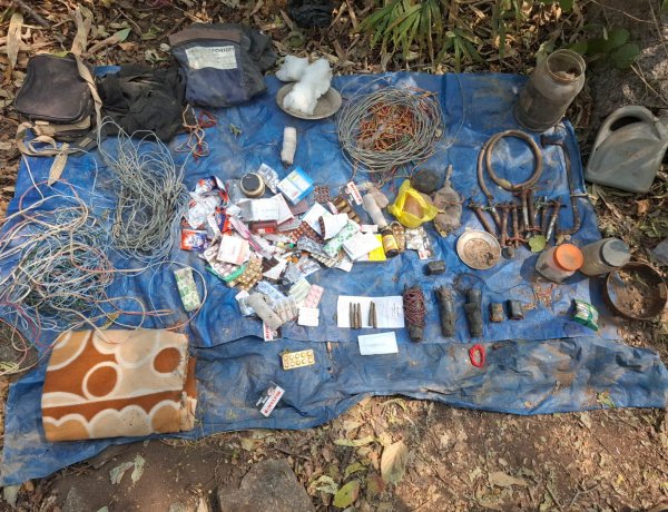 सोंडाहा क्षेत्र में नक्सलियों का जखीरा बरामद, सीआरपीएफ ने बड़ी साजिश को किया नाकाम