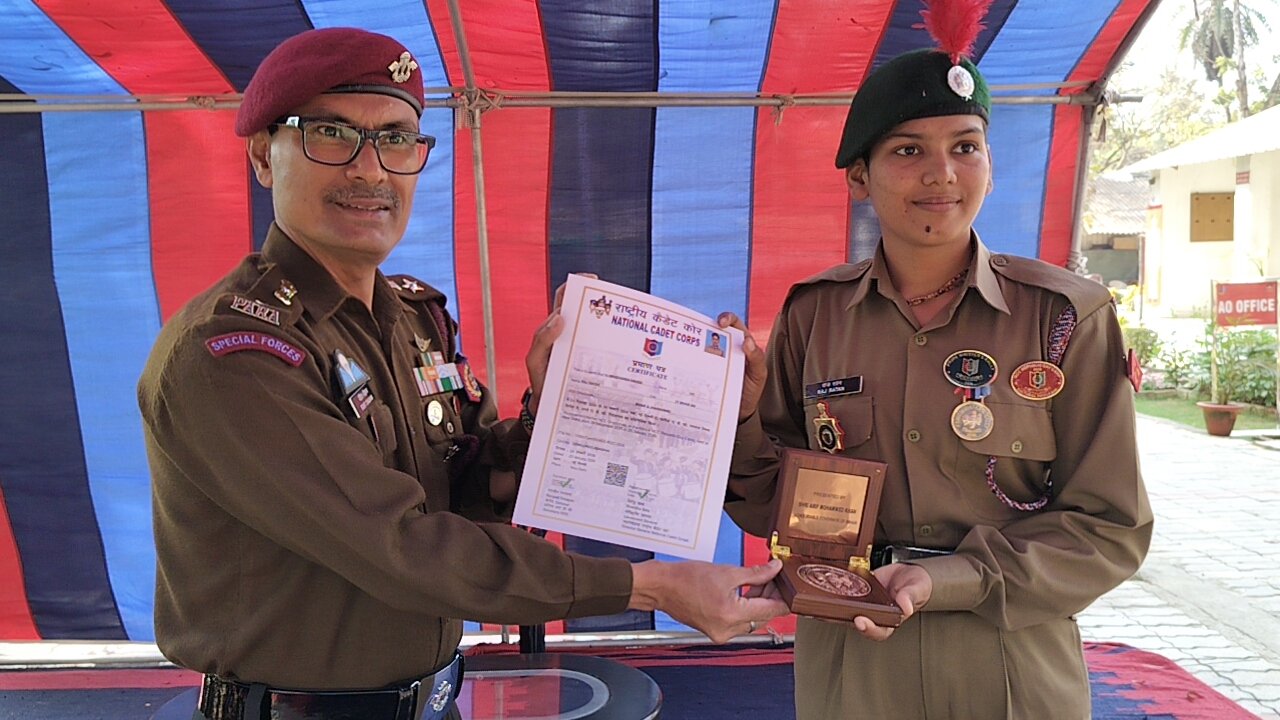 आरडीसी-2026 में गया के कैडेट राज रतन का शानदार प्रदर्शन, एनसीसी परिसर में हुआ सम्मान