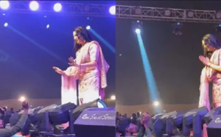 सपना चौधरी के साथ बदतमीजी!, स्टेज के सामने खड़ा हुआ शख्स और...