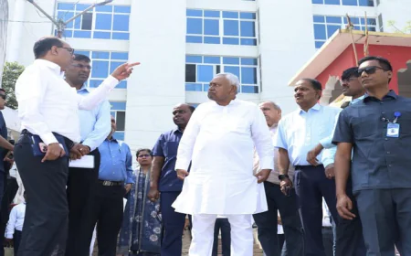राज्यसभा वोटिंग के बीच एक्शन में CM नीतीश, पटना समाहरणालय का किया निरीक्षण, अधिकारियों को दिए निर्देश