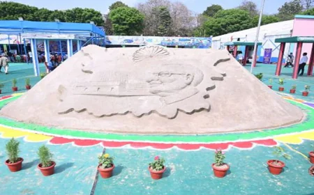 बिहार दिवस : गांधी मैदान में लगा IPRD का पवेलियन, विभागीय निदेशक ने कल्याणकारी योजनाओं का लिया जायजा