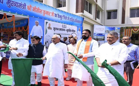 Samriddhi Yatra : CM नीतीश ने रोहतास को दी 480 करोड़ की सौगात, जनता से किया सीधा संवाद, वॉटर ट्रीटमेंट प्लांट का भी किया निरीक्षण