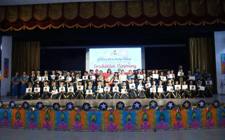 सरला बिरला पब्लिक स्कूल में दीक्षांत समारोह