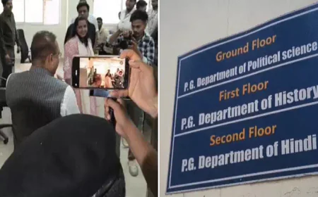 BIG NEWS : मंत्री अशोक चौधरी ने AN कॉलेज में ली क्लास, कहा : नर्वस हूं थोड़ा, छात्रों से मिलेगा सीखने का मौका