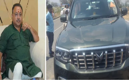 BREAKING : बाल-बाल बचे भवनापुर विधायक अनंत प्रताप देव, बेकाबू कमांडर ने MLA की गाड़ी में मारी टक्कर