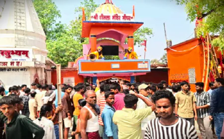 BIG NEWS : नालंदा भगदड़ केस में बड़ी कार्रवाई, दीपनगर थानाध्यक्ष निलंबित, चौकीदार के भरोसे थी मंदिर की सुरक्षा