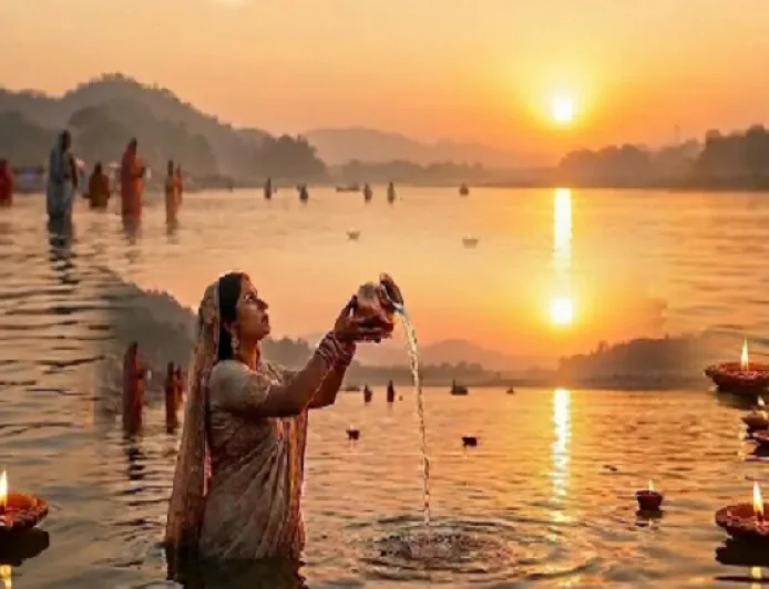 नहाय-खाय के साथ चैती छठ की आज से शुरुआत, व्रतियों ने किया गंगा स्नान, कद्दू भात का बनेगा महाप्रसाद