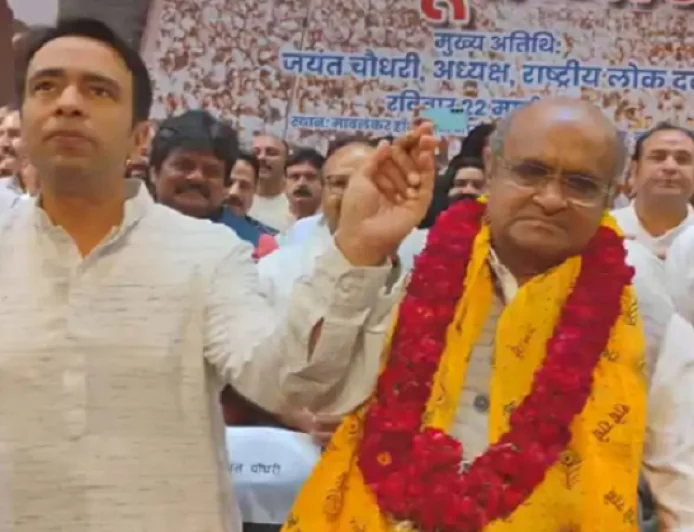 CM नीतीश के खासमखास रहे केसी त्यागी ने की नई सियासी पारी का आगाज, बेटे के साथ थामा RLD का दामन