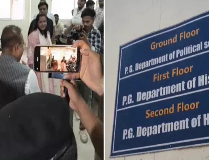 BIG NEWS : मंत्री अशोक चौधरी ने AN कॉलेज में ली क्लास, कहा : नर्वस हूं थोड़ा, छात्रों से मिलेगा सीखने का मौका