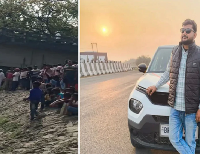 मधेपुरा में बेकाबू कार नदी में समाई, 3 लोगों की दर्दनाक मौत, एक की तलाश जारी, मची सनसनी