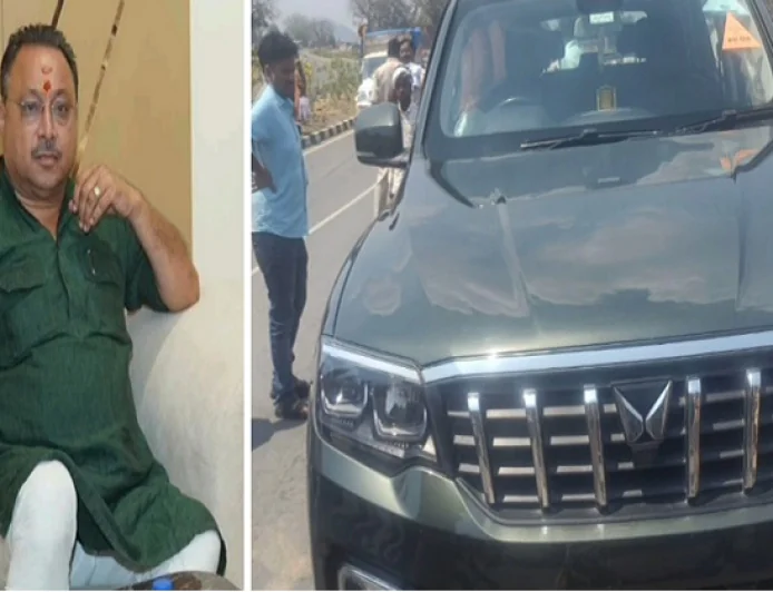 BREAKING : बाल-बाल बचे भवनापुर विधायक अनंत प्रताप देव, बेकाबू कमांडर ने MLA की गाड़ी में मारी टक्कर