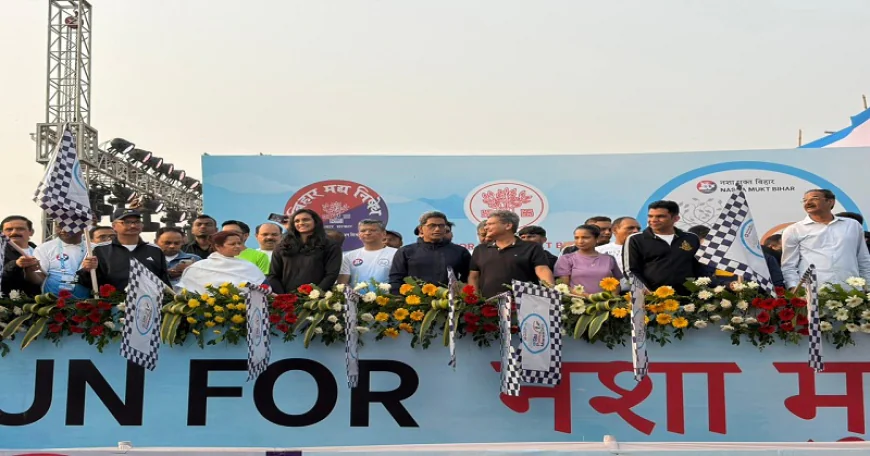 पटना मैराथन 2026 : दौड़े हजारों कदम, “नशामुक्त बिहार” के संकल्प को मिला जनसमर्थन