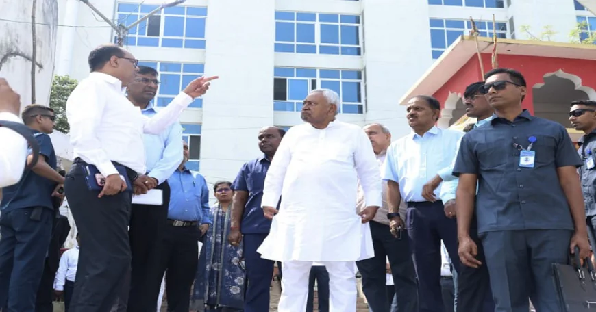 राज्यसभा वोटिंग के बीच एक्शन में CM नीतीश, पटना समाहरणालय का किया निरीक्षण, अधिकारियों को दिए निर्देश