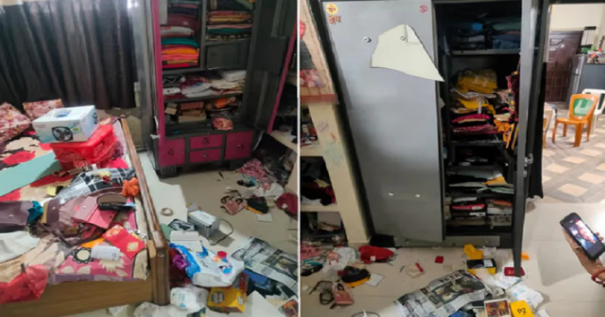 रांची में बेखौफ चोरों का तांडव, बंद घर में की 15 लाख रुपये की चोरी, इलाके में मची सनसनी