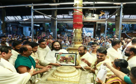 अनंत अंबानी की बड़ी पहल : केरल के मंदिरों और हाथी कल्याण के लिए 18 करोड़ का दिया दान, दो प्रमुख मंदिरों को 6 करोड़ रुपये