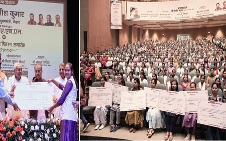 CM नीतीश ने 4954 नवनियुक्त ANM को सौंपा नियुक्ति-पत्र, राज्य के स्वास्थ्य ढांचे को मिलेगी मजबूती