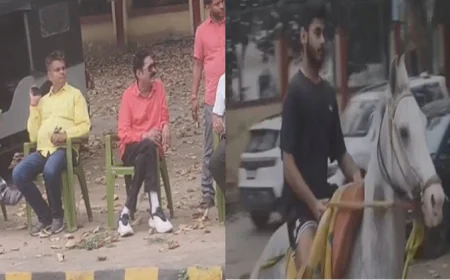 बेटे को घुड़सवारी सिखाते दिखे बाहुबली विधायक अनंत सिंह, छोटे पुत्र को IPS बनाने का है सपना