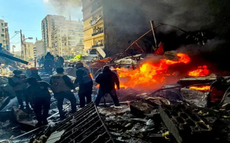 Iran-Israel-War : सीजफायर के बीच इजरायल का लेबनान पर हमला, 250 लोगों से अधिक की मौत, मारा गया हिजबुल्लाह प्रमुख का निजी सलाहकार