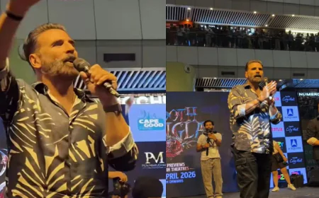 'भूत बंगला' के प्रमोशन में जुटे अक्षय कुमार, ग्रेटर नोएडा के मॉल में एक झलक पाने के लिए बेकाबू हुए फैंस, भीड़ देख गदगद हुए 'खिलाड़ी कुमार'