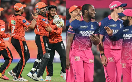 RR vs SRH Pitch Report : राजस्थान रॉयल्स और सनराइजर्स हैदराबाद का मुकाबला आज, रन, रोमांच और बड़े शॉट्स का दिखेगा संगम, जानिए पिच रिपोर्ट