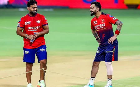 रॉयल चैलेंजर्स बेंगलुरु और लखनऊ सुपरजायंट्स की भिड़ंत आज, जानिए कैसा रहेगा पिच का मिजाज 