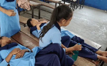 BIG NEWS : बिहार के इस स्कूल में एक के बाद एक 10 बच्चे हुए बेहोश, मची अफरा-तफरी