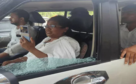 पश्चिम बंगाल में TMC सांसद पर हमला, कार पर बरसाए ईंट-पत्थर, चालक जख्मी, बीजेपी कार्यकर्ताओं पर लगा आरोप