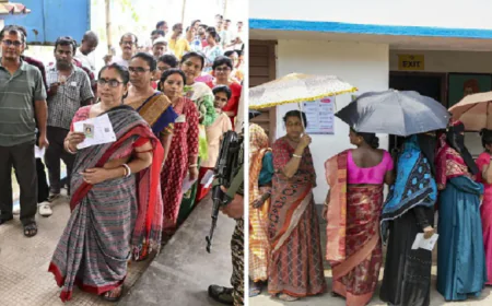 West Bengal Vidhan Sabha Chunav Phase 2 Voting : पश्चिम बंगाल में दूसरे चरण की वोटिंग जारी, जानिए 3 बजे तक कहां कितना हुआ मतदान