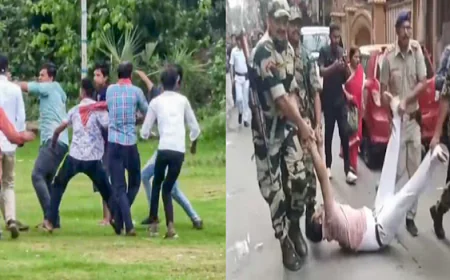 West Bengal Chunav 2026 : पश्चिम बंगाल में सेकेंड फेज की वोटिंग के दौरान कई जगहों पर तनाव और हंगामा, ISF ने TMC पर लगाया धमकाने का आरोप